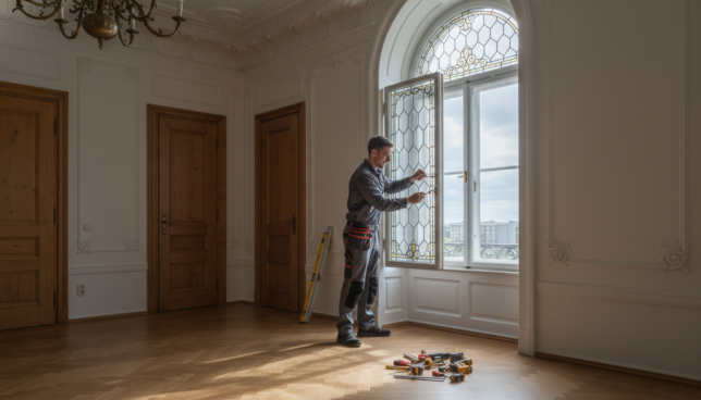 Fensterinstallation Altbau