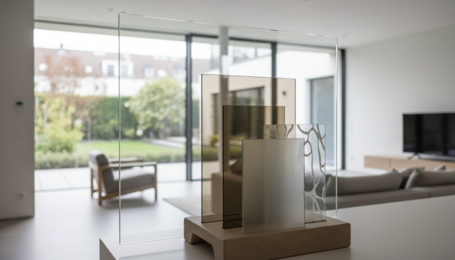 Festverglasung Materialien