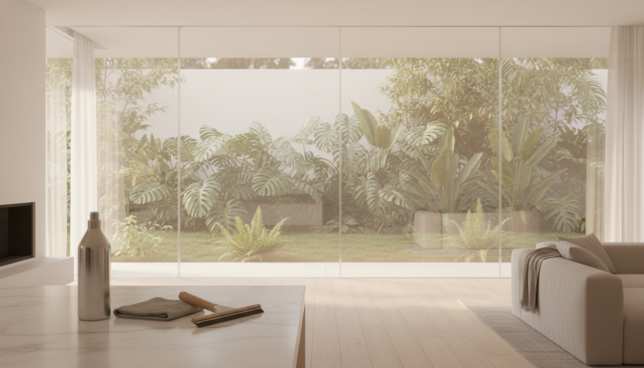 Festverglasung Pflege