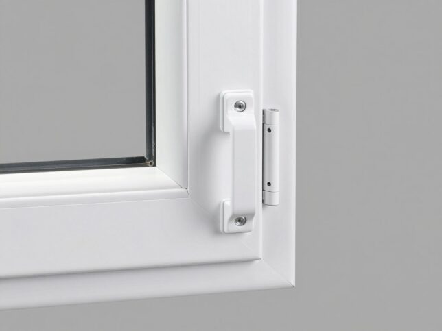Kunststofffenster mit RC2-Sicherheitsbeschlag und verstärktem Rahmen